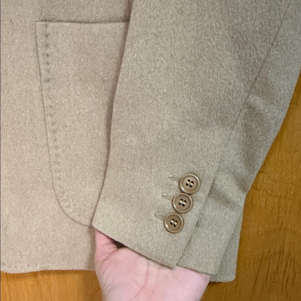 MaxMara Womens Classic Camel Hair Blazer - Picture 5 of 14